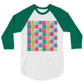 Vibrator Pop Art 3/4 Sleeve Raglan Shirt